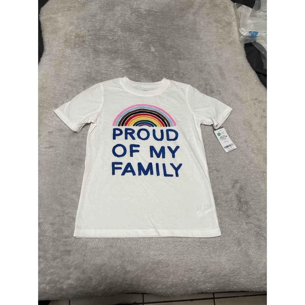 Bundle Of 16 Carter's Pride "Proud Of My Family" Toddler 8 8A Rainbow T-Shirt
